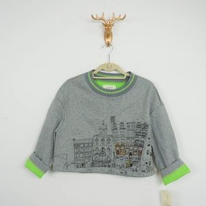 NEW Cropped Neoprene Sweatshirt Downtown NYC